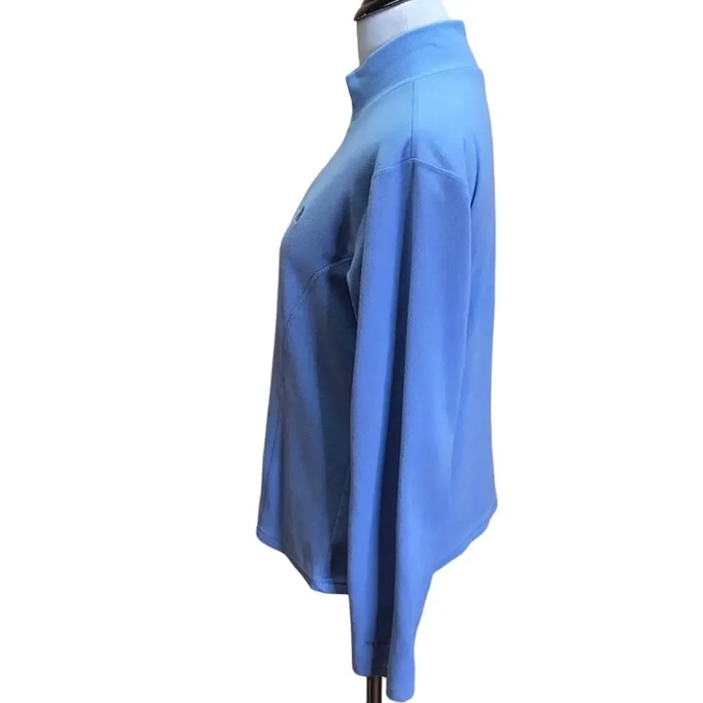 The North Face TKA 100 Light Blue 1/4 Zip Fleece Pullover Size Medium
